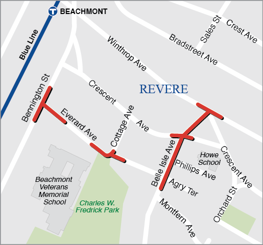 REVERE: ELLIS ELEMENTARY TRAFFIC CALMING (SRTS) REVERE: ELLIS ELEMENTARY TRAFFIC CALMING (SRTS)